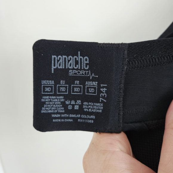 Panache Non-Wired Sports Bra 34D - Picture 5 of 8